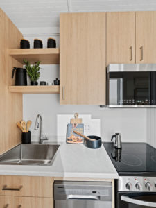 Brauer Living Pods - Kitchen Closeup